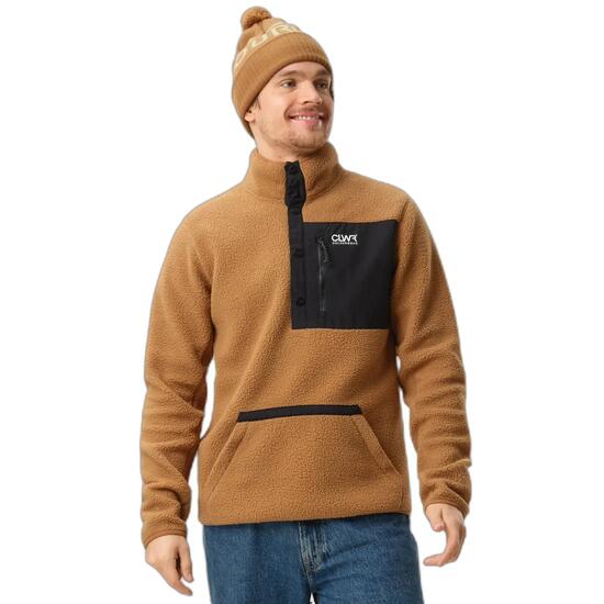 Pull polaire à boutons-pression Colourwear Pile