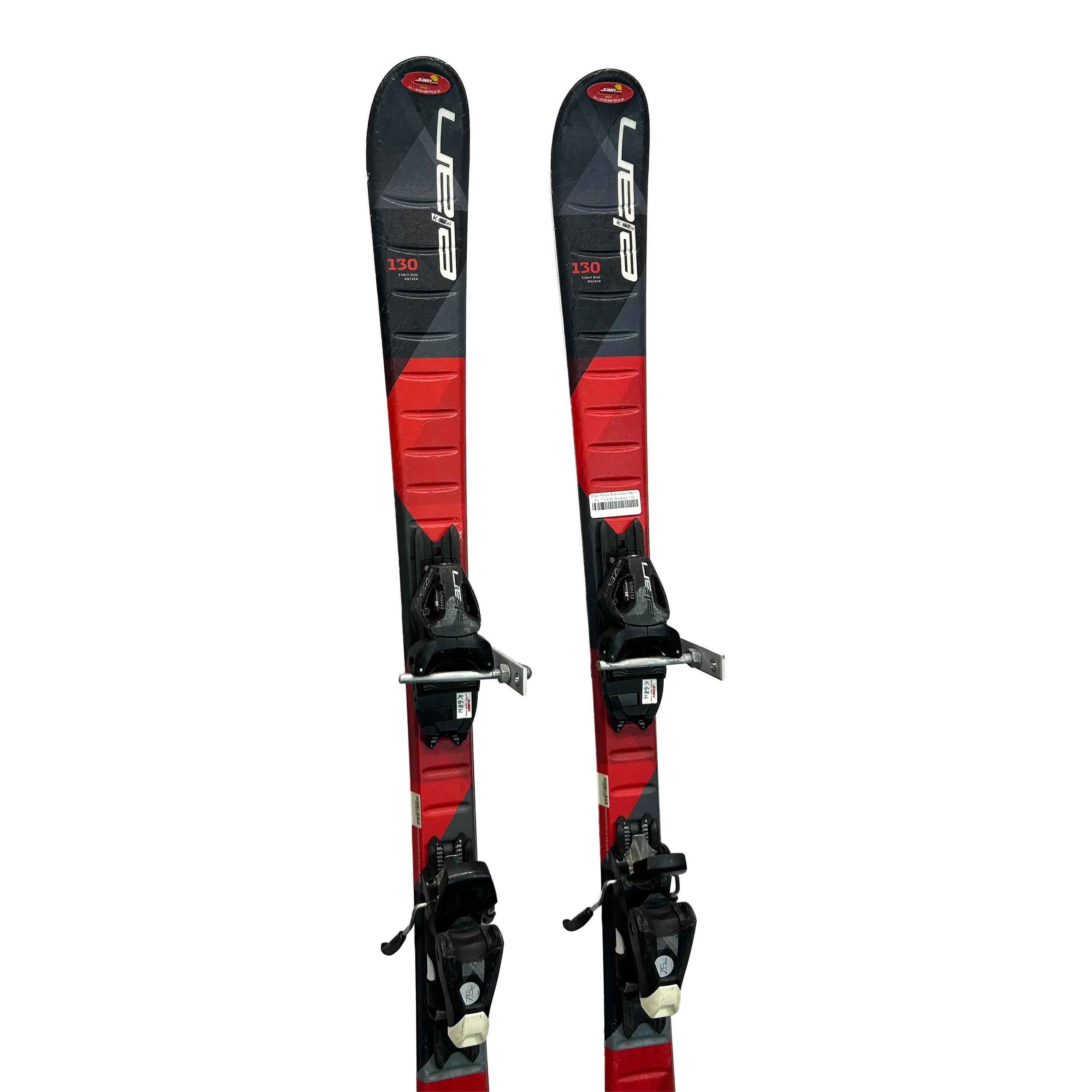 Tweedehands - Ski's Elan Maxx Red Junior Ski + EL 7.5 GW Binding-130 5/6