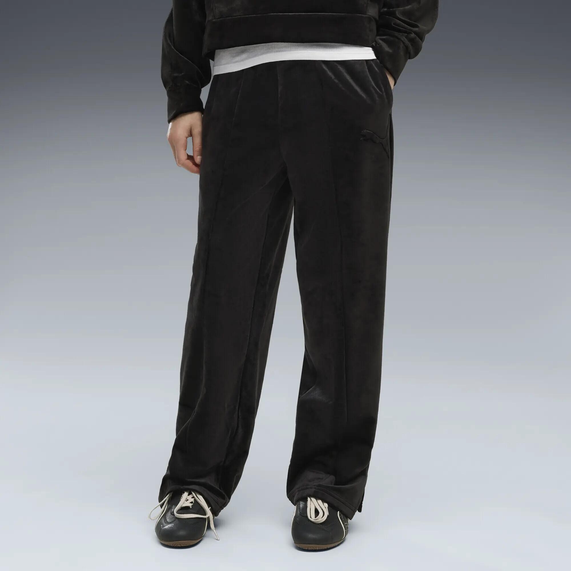 Pantalones holgados Essentials Elevated de terciopelo Niños PUMA 4/5