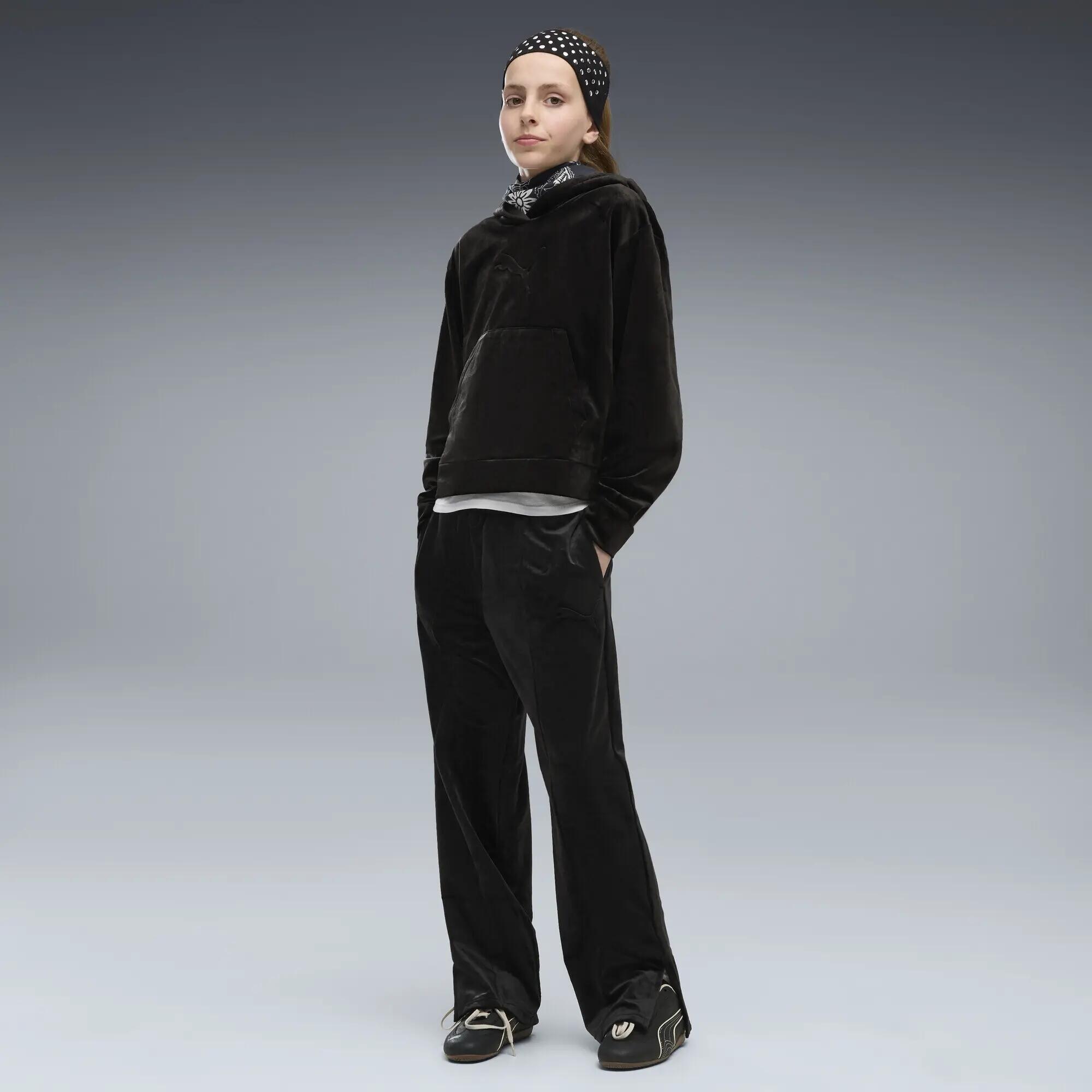 Pantalones holgados Essentials Elevated de terciopelo Niños PUMA 2/5