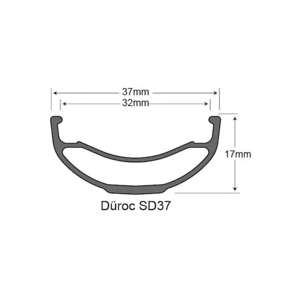 Sunringlé jante Sunringle Duroc SD37 29 28 trous noir noir 2/2
