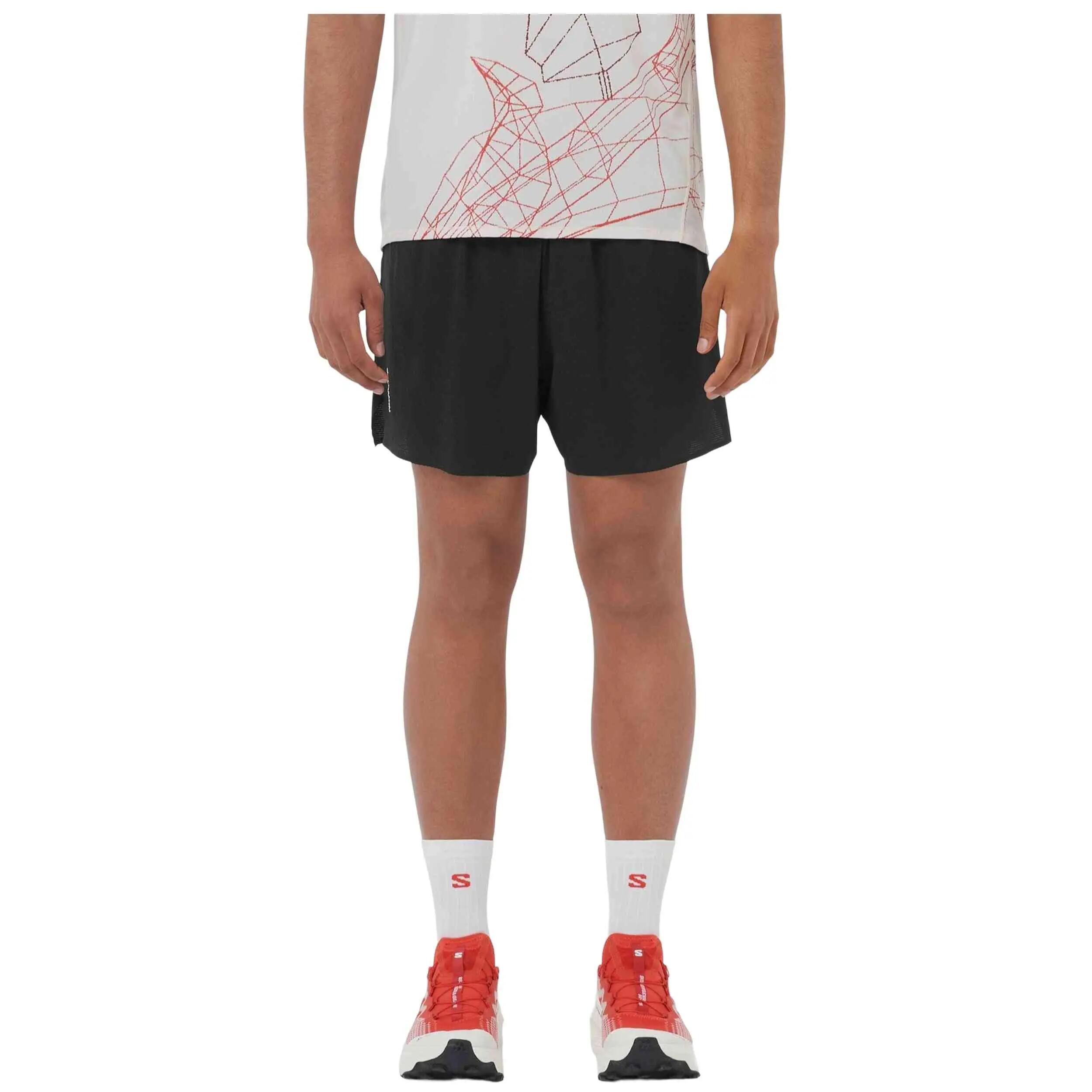 Kurze hose Salomon Modell SENSE AERO STOW 5 für männer 3/5