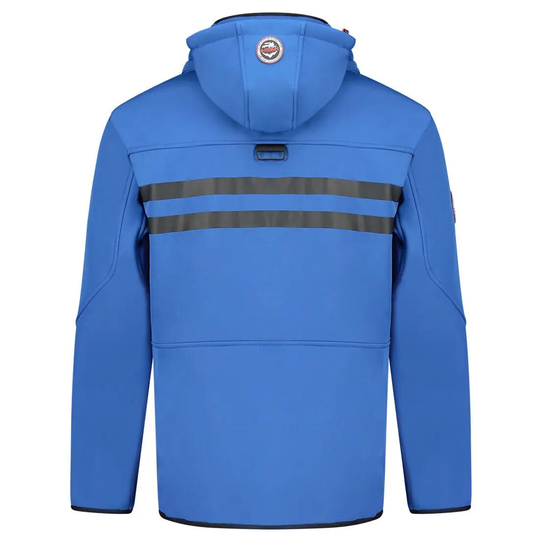 Casaco softshell - Trekking - Homem - À prova de água e corta-vento - Azul 4/5