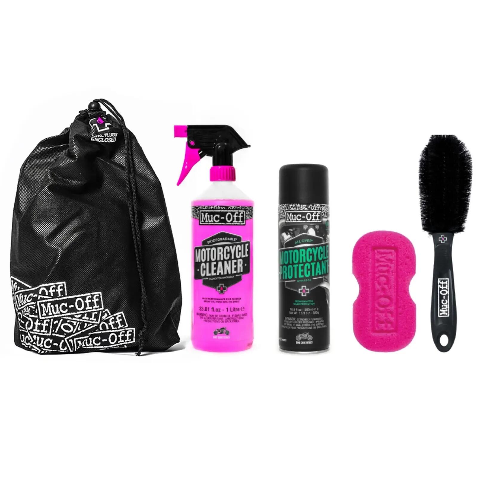 Muc Off Motorrad Reinigungsset Essentials Motorcycle Kit 4-teilig 2/2