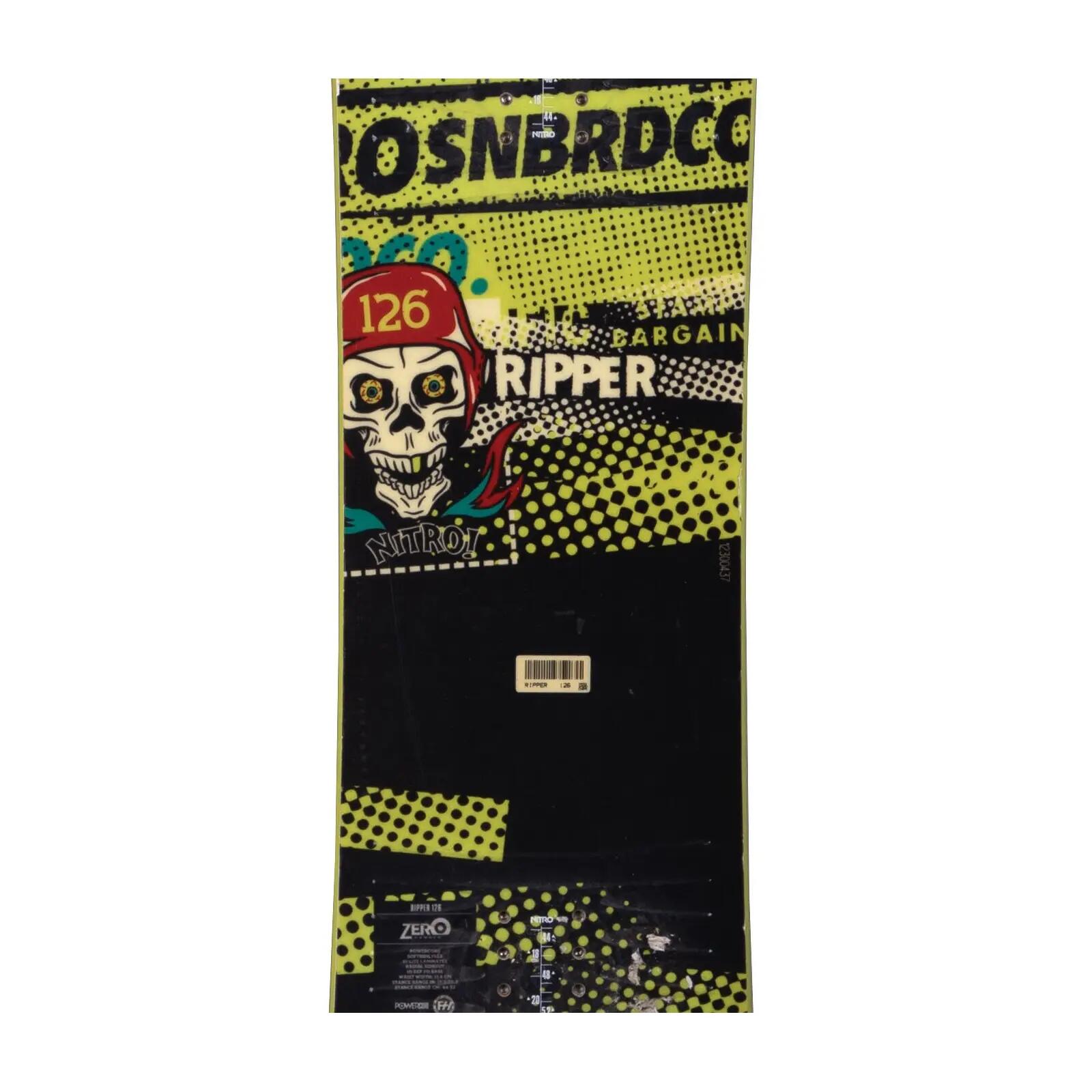 RECONDITIONNE - Snowboard Junior Nitro Ripper + Fixations Coque 3/4