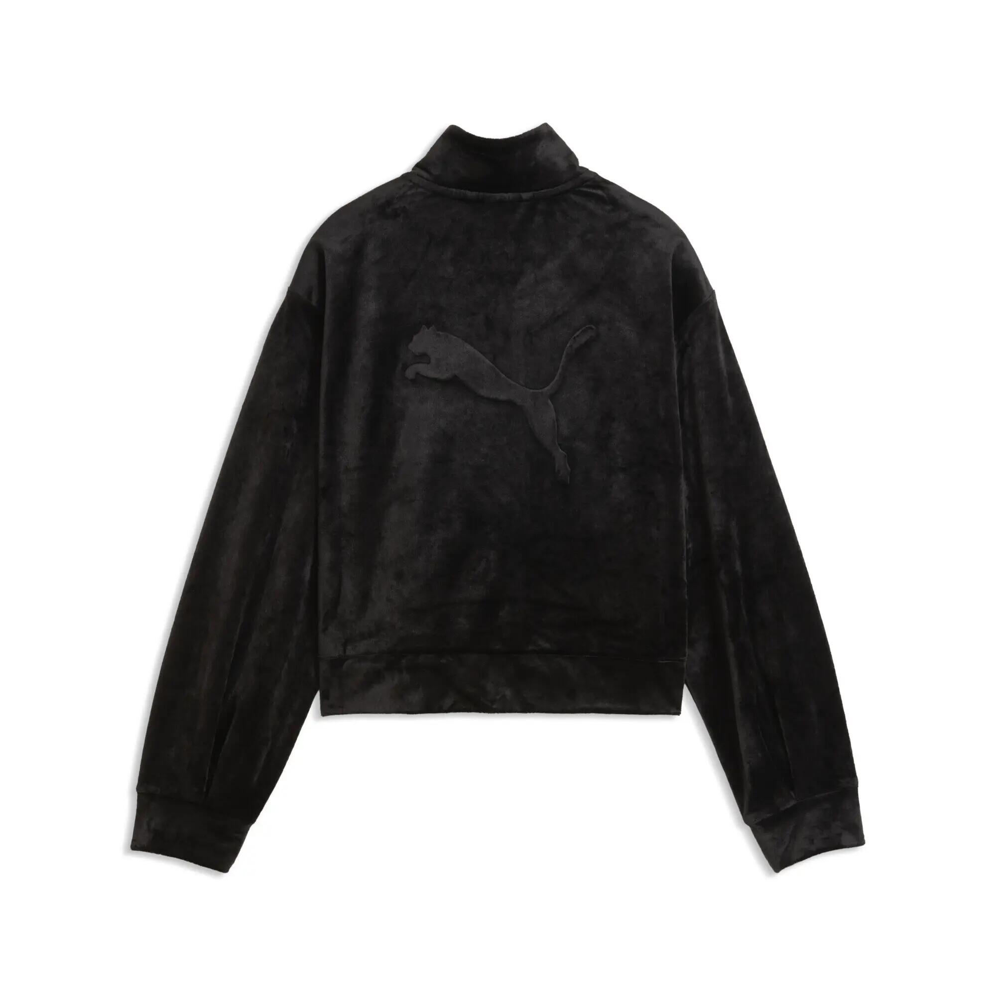 Młodzieżowa bluza dresowa Essentials Elevated Velour PUMA 5/5