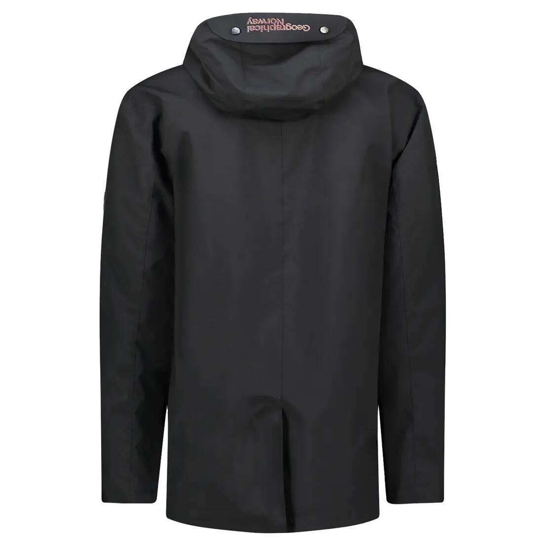 Veste de randonnée - Homme - Coupe-vent, col haut - Noir 5/6