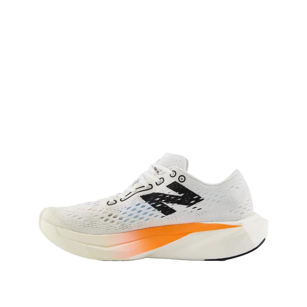 Scarpe da corsa New Balance FuelCell SuperComp Pacer v2 Bianco/Arancione 3/3
