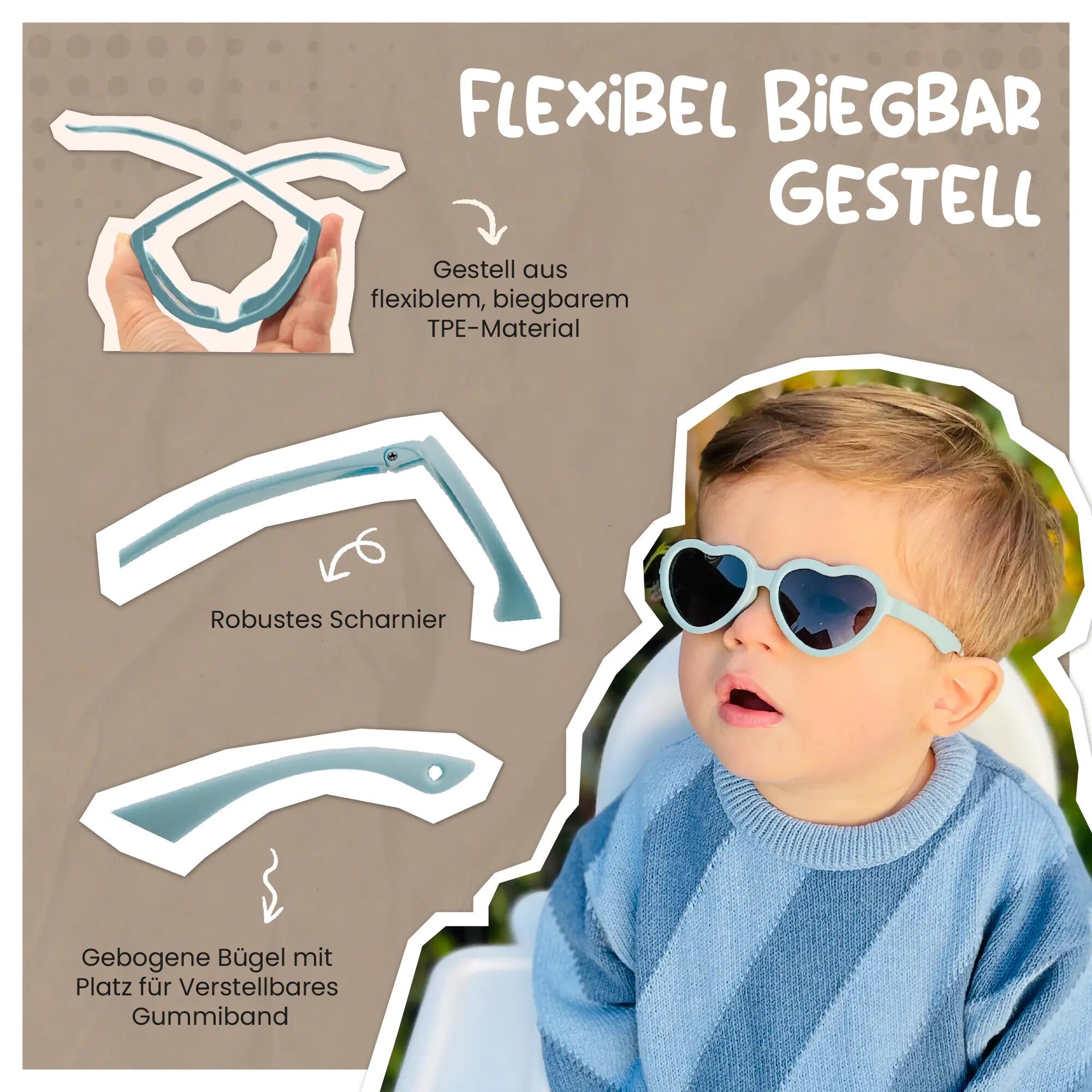Baby Sunglasses Maes Red 0-24 months 6/6