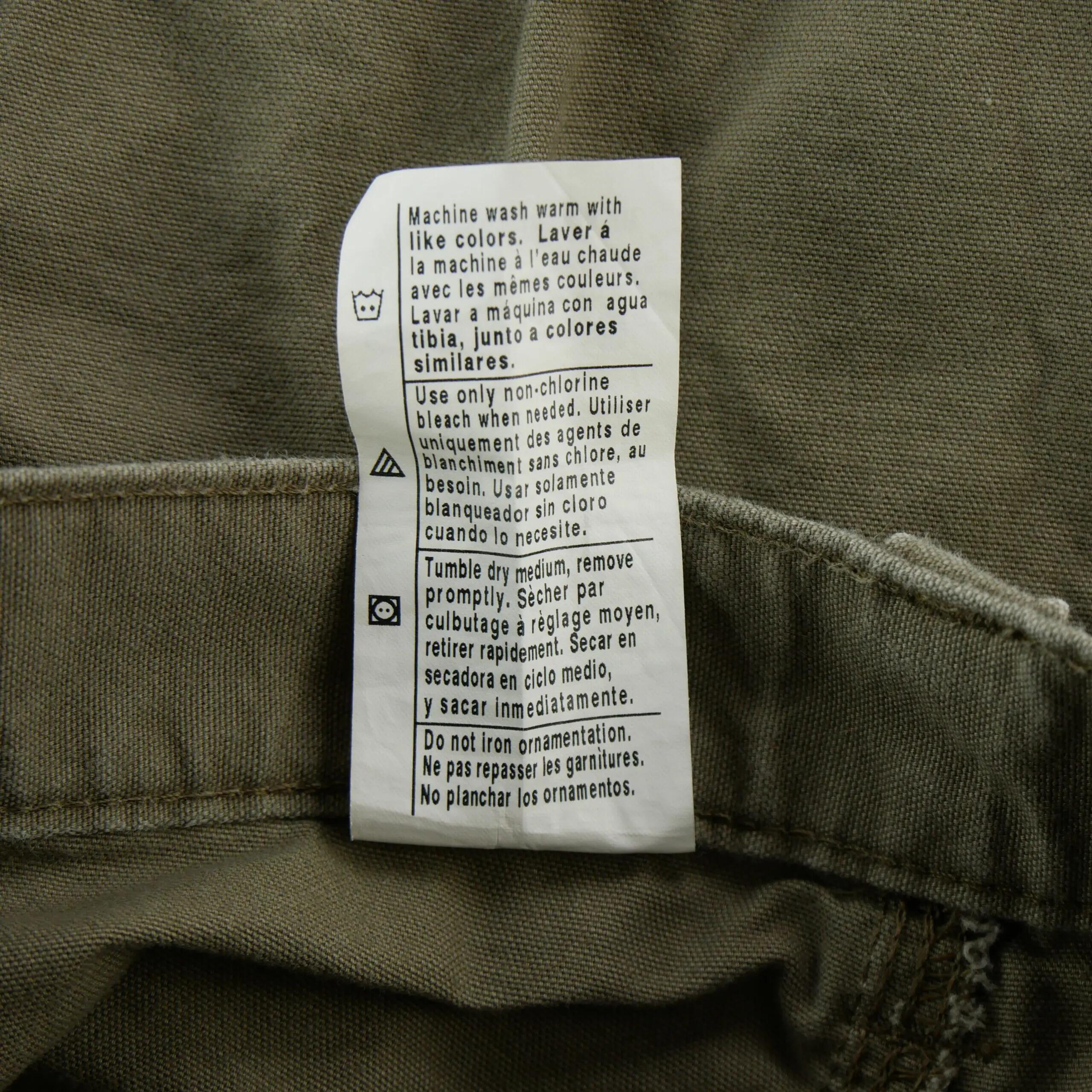 Refurbished - Herrenhose W42/L30 B151 Canvas Arbeitsjeans - In gutem Zustand 9/9