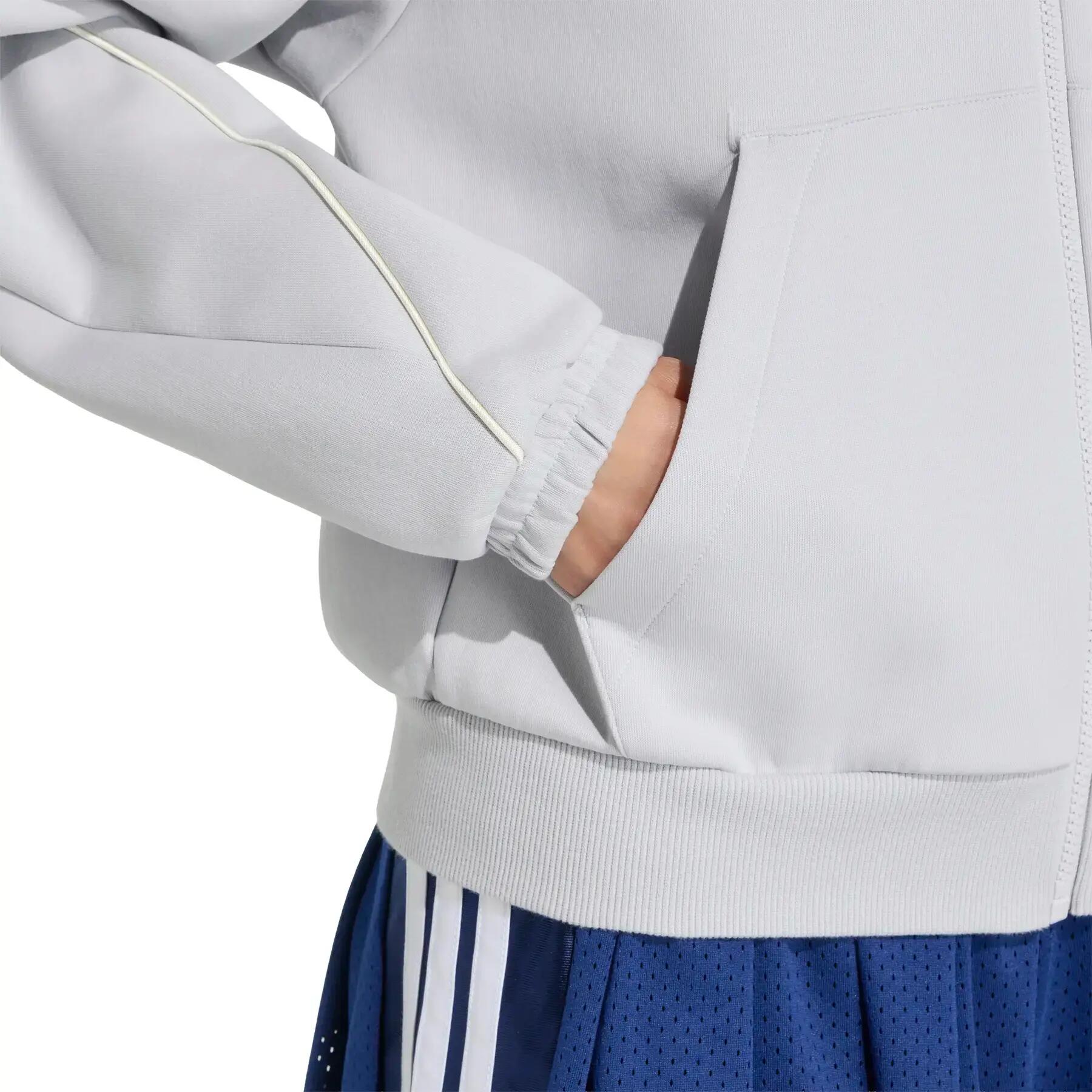 Sweatshirt à capuche full zip femme adidas Stadium Small Logo 6/6