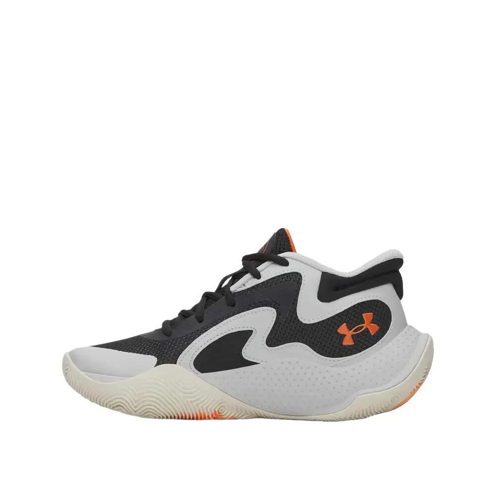 Basketbalschoenen Under Armour Jet 25 Gris/Noir/Orange 3/5