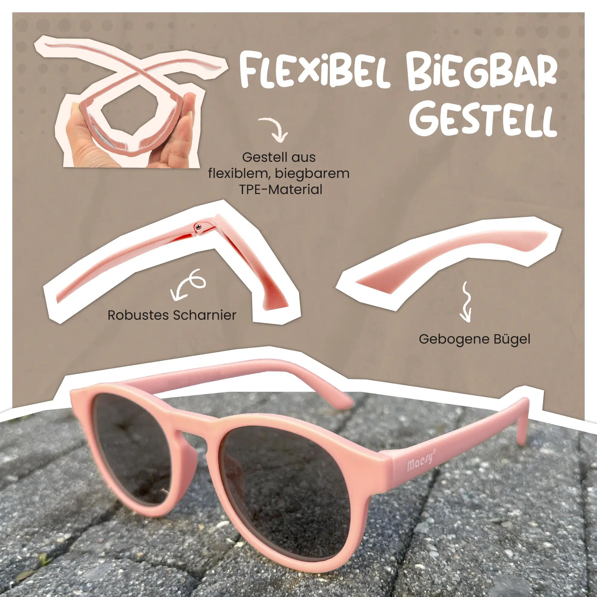 Lunettes de soleil enfant Faela Beige 3-6 ans 5/6