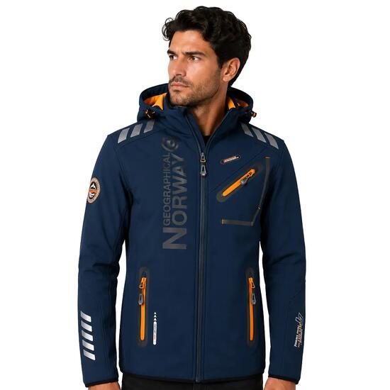 Veste softshell - Randonnée - Homme - Bleu marine