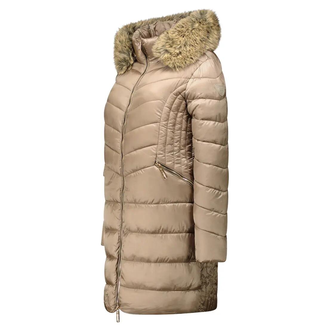 Damska codzienna parka GEOGRAPHICAL NORWAY BOLOLITA TAUPE DB LADY 0116-1 5/6