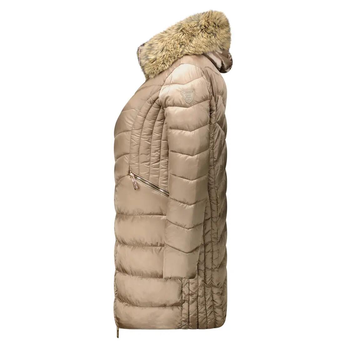 Damska codzienna parka GEOGRAPHICAL NORWAY BOLOLITA TAUPE DB LADY 0116-1 4/6