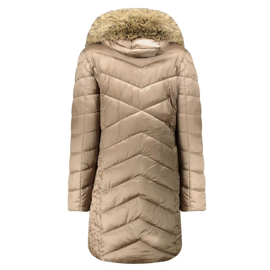 Damska codzienna parka GEOGRAPHICAL NORWAY BOLOLITA TAUPE DB LADY 0116-1 3/6
