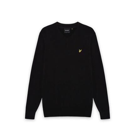 Pullover mit V-Ausschnitt aus Merino-Baumwolle Lyle & Scott