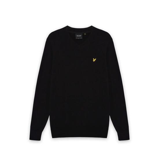 Pullover mit V-Ausschnitt aus Merino-Baumwolle Lyle & Scott