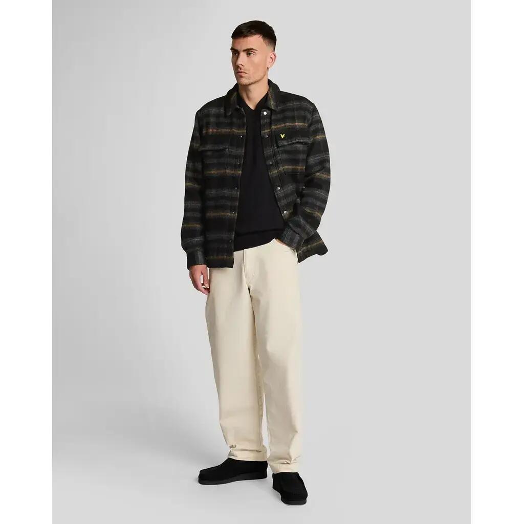 Pullover mit V-Ausschnitt aus Merino-Baumwolle Lyle & Scott 3/5