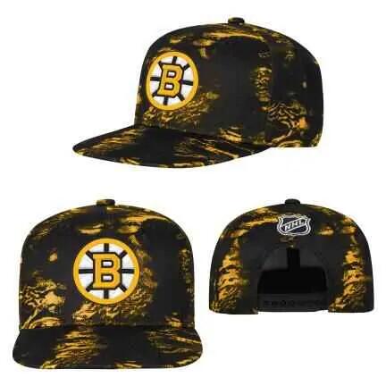 OUTERSTUFF Dynamics Flat Brim Junior Snapback casquette Boston Bruins 2/3