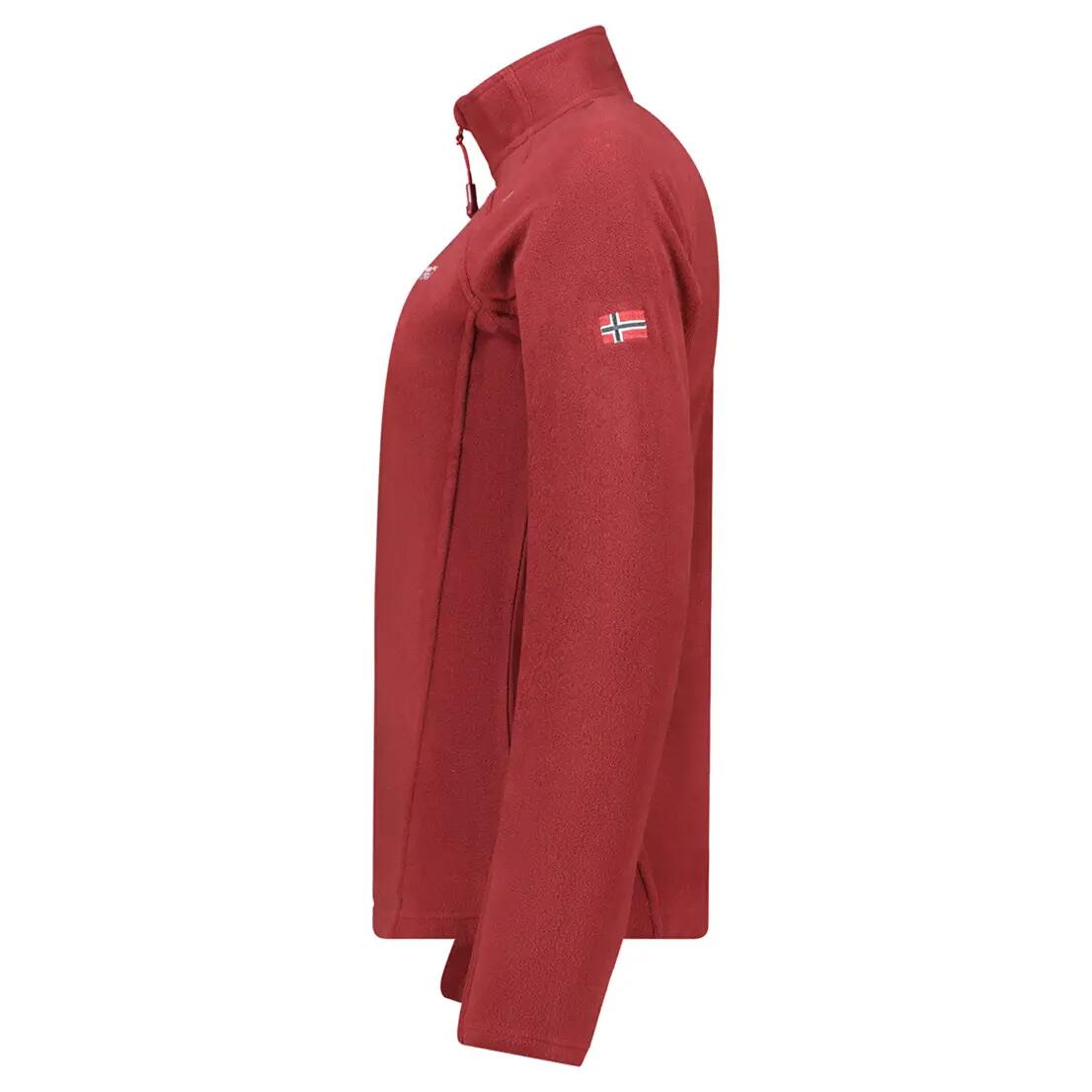 Giacca in pile – Escursionismo – Donna – GEOGRAPHICAL NORWAY – Bordeaux 4/4