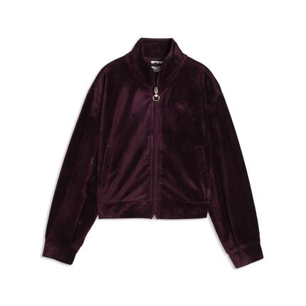 Essentials Elevated Velour Trainingsjacke Mädchen PUMA
