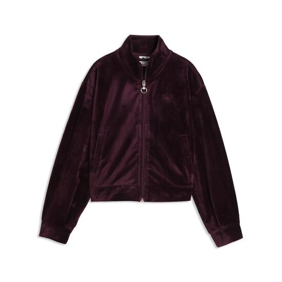 Essentials Elevated Velour Trainingsjacke Mädchen PUMA