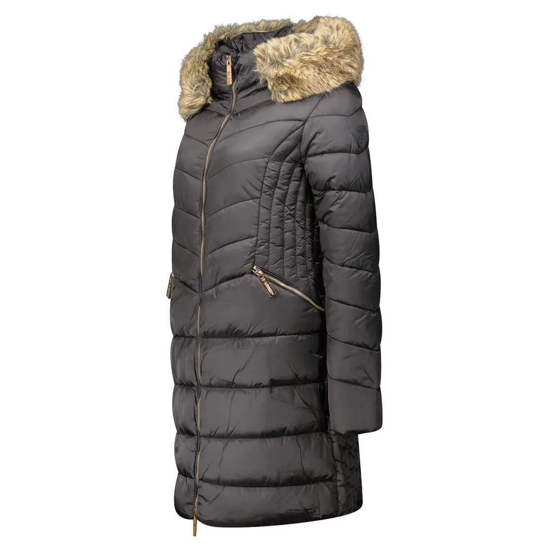 Damska codzienna parka GEOGRAPHICAL NORWAY BOLOLITA BLACK DB LADY 0116-1 6/6