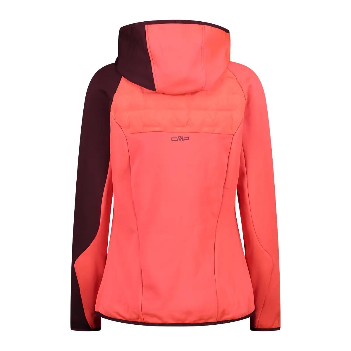 Veste à capuche hybride unlimitech femme CMP 3/3