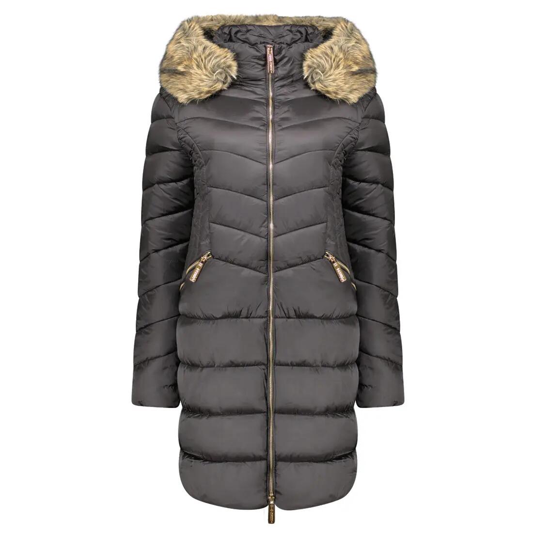Damska codzienna parka GEOGRAPHICAL NORWAY BOLOLITA BLACK DB LADY 0116-1 2/6