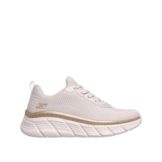 Zapatillas Skechers Bobs B Flex Hi Flying Hi, Beige, Mujer