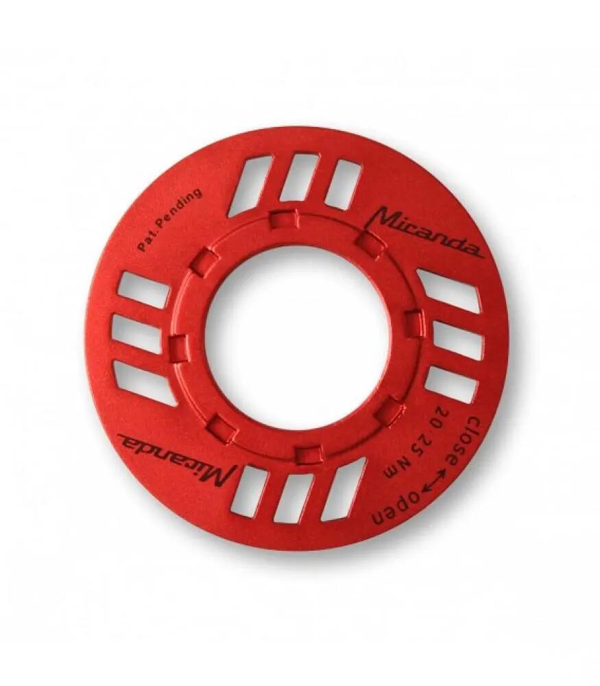 Kettingbeschermer met O-ring voor Bosch-aandrijving, rood 2/2