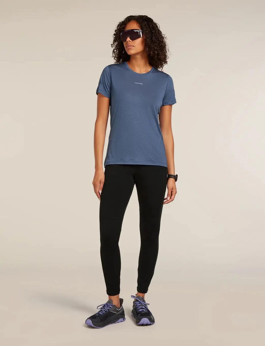 T-Shirt Icebreaker 125 Cool-Lite Speed  Bleu 3/4