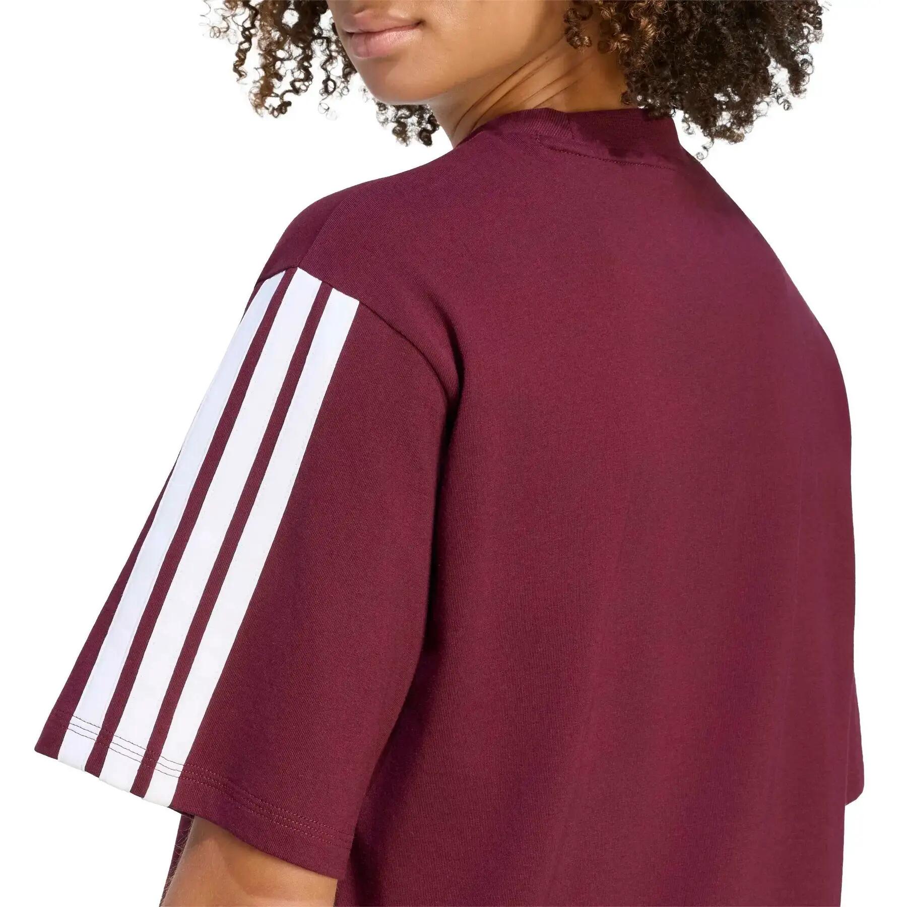 Camiseta boyfriend de mujer adidas Essentials 3-Stripes 6/6