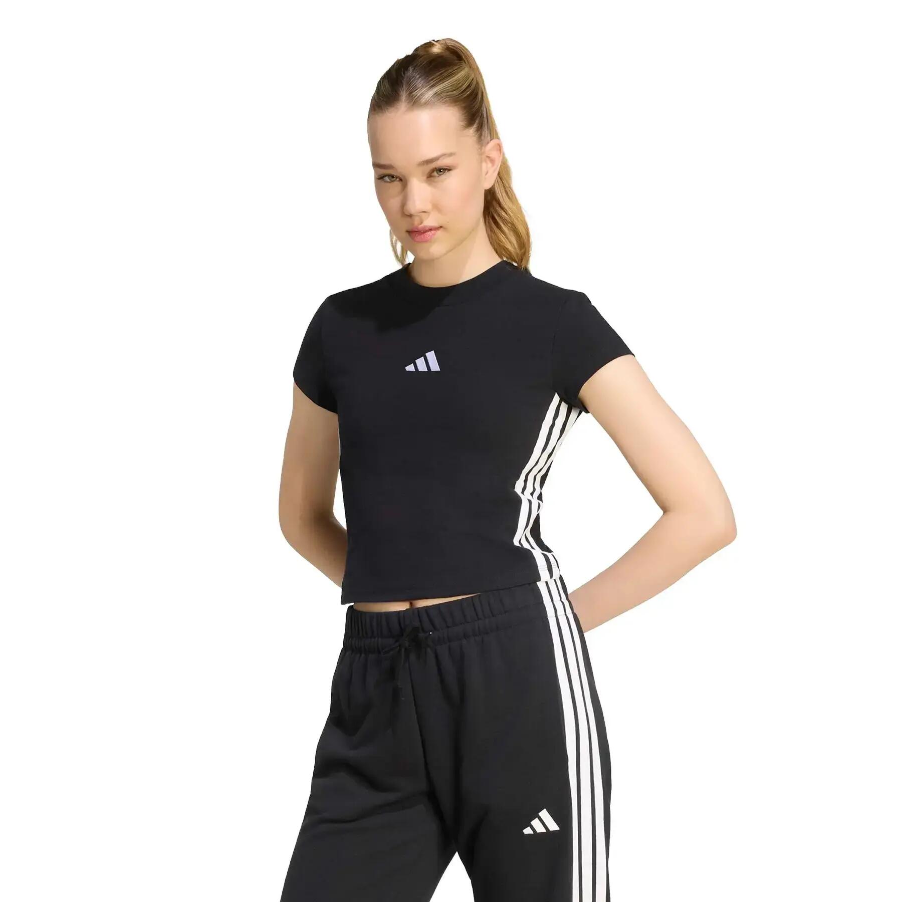 T-shirt femme adidas Essentials 3-Stripes 2/6