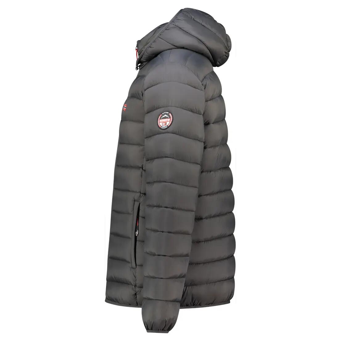 Chaqueta senderismo hombre - Amigo, cortavientos, capucha - Gris oscuro 6/6