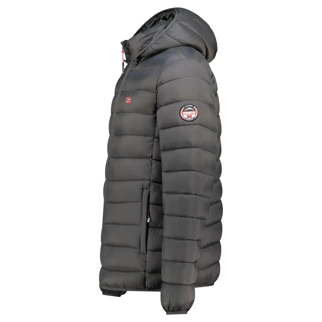 Chaqueta senderismo hombre - Amigo, cortavientos, capucha - Gris oscuro 5/6