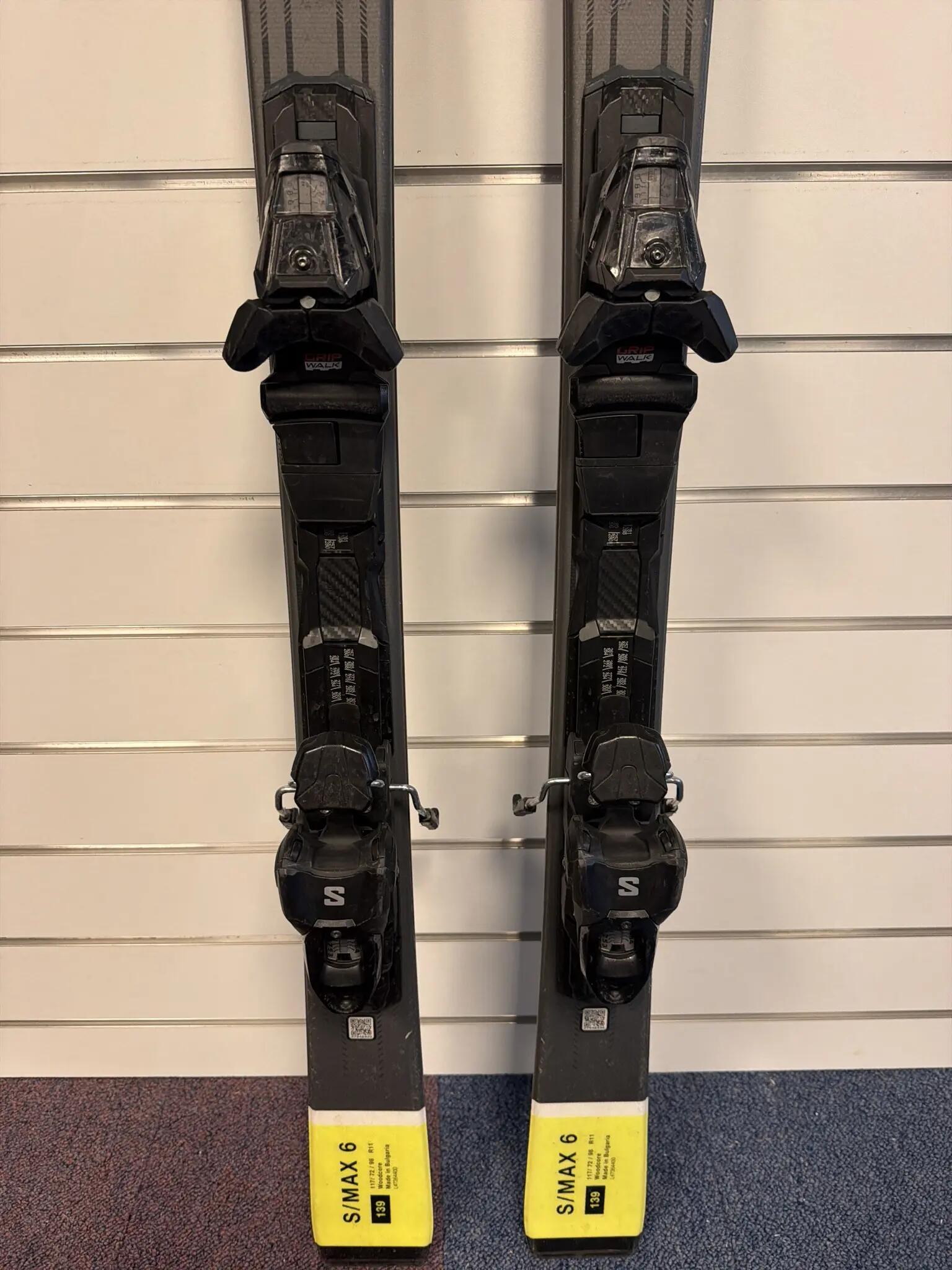 Reconditionné - Ski Salomon S/MAX 6 Carving Ski + L10 GW Binding-139-Used 2/6