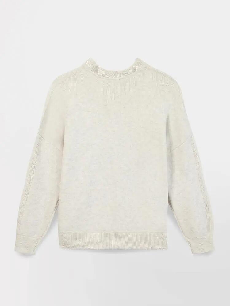 Pull col v Femme - ENOLAVER Blanc/ecru 4/4