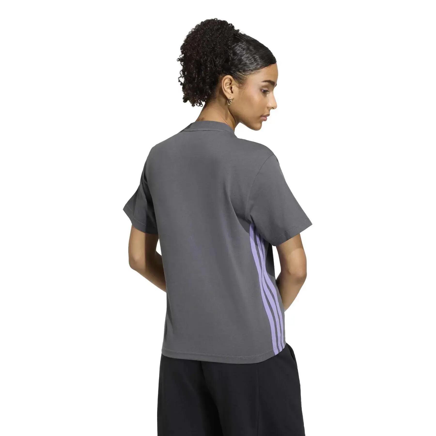 T-shirt da donna in cotone adidas Essentials 3-Stripes 4/6