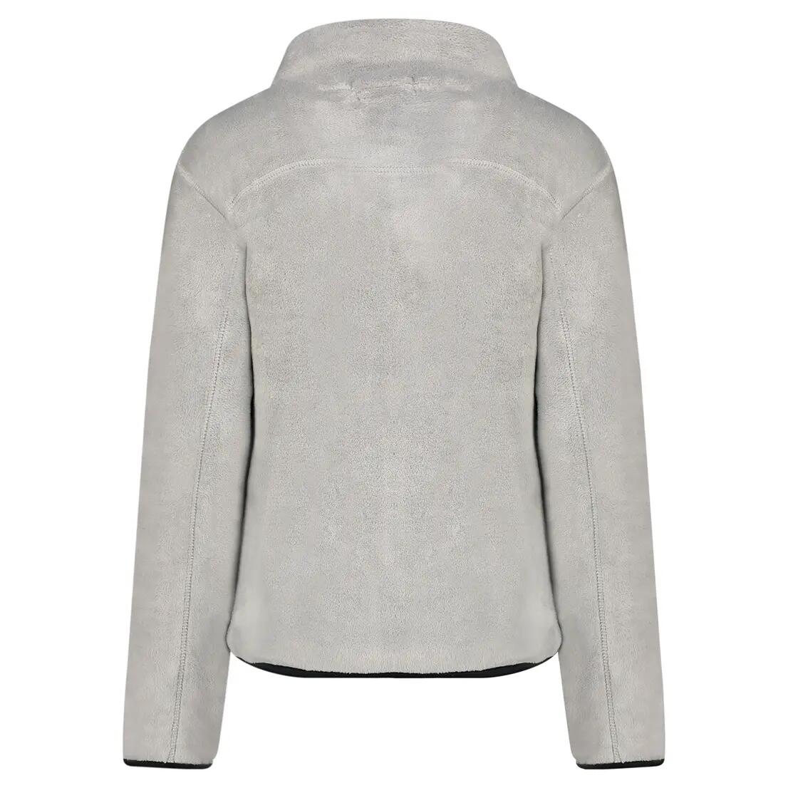 Fleece vest – Mountain sports – Women’s – Tamoureuse – Zip – Light grey 4/4