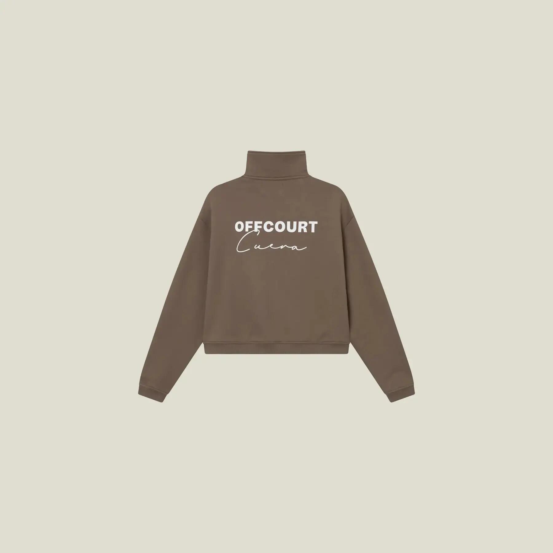 Sweatshirt 1/4 zip femme Cuera Offcourt 2/5