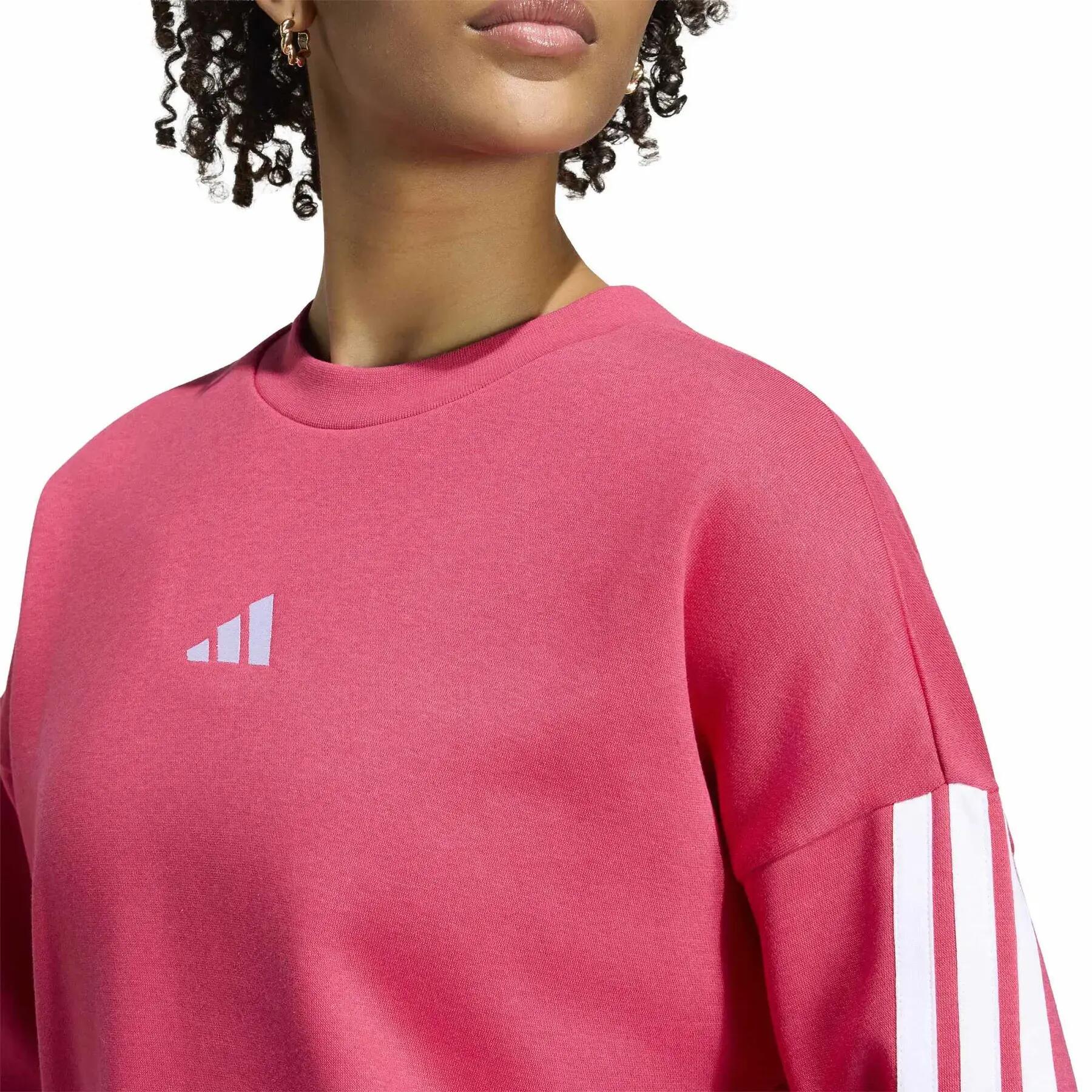 Sweatshirt polaire femme adidas Essentials 3-Stripes 6/6