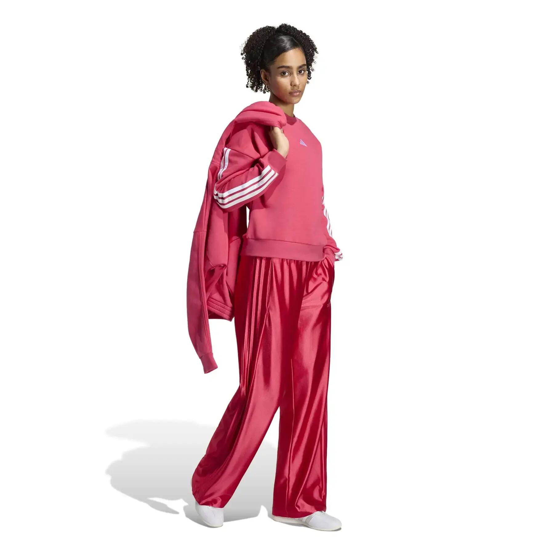 Sweatshirt polaire femme adidas Essentials 3-Stripes 3/6