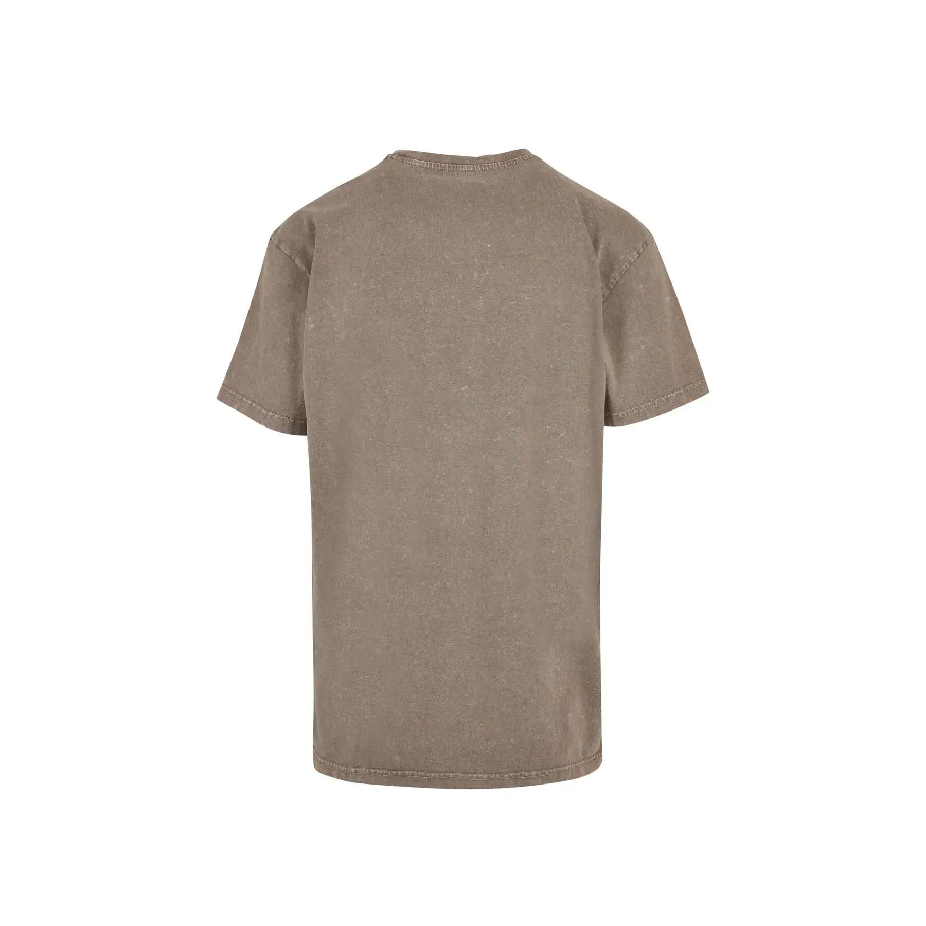 T-shirt desbotado Build Your Brand Acid 2/4