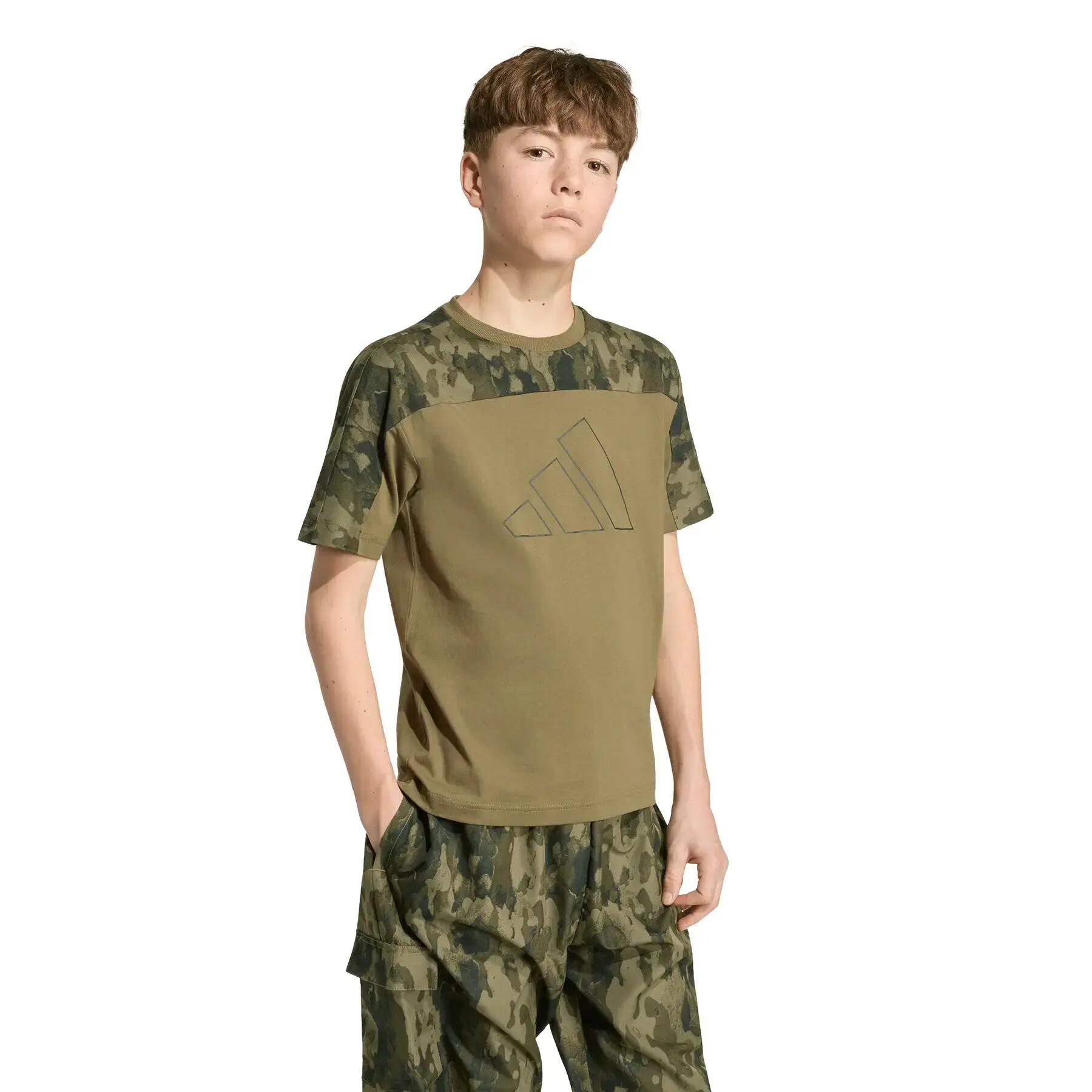 T-shirt enfant adidas Camouflage Seasonal Essentials 2/7