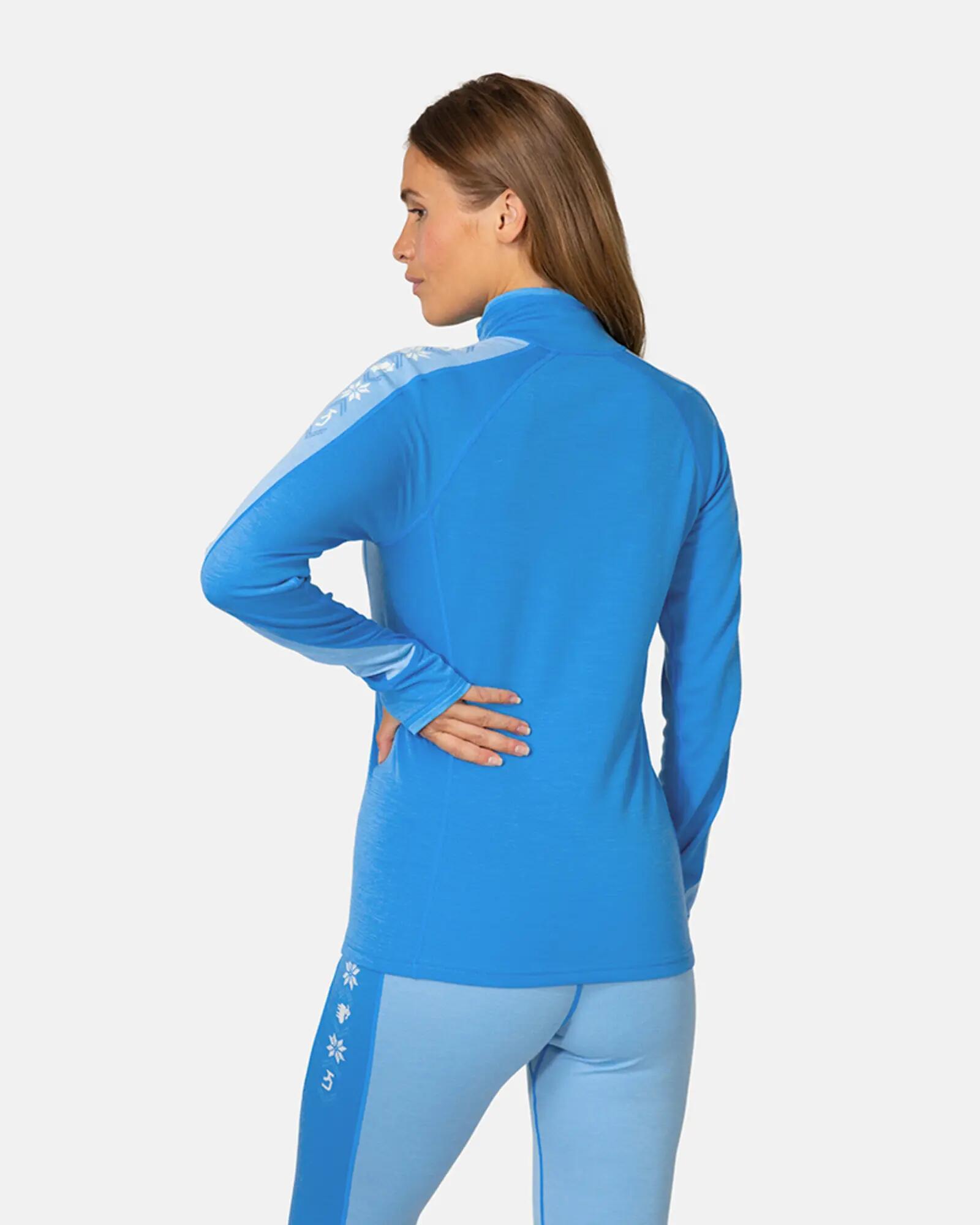 Maglia sottile 1/2 zip a maniche lunghe donna Kari Traa Mila 6/7