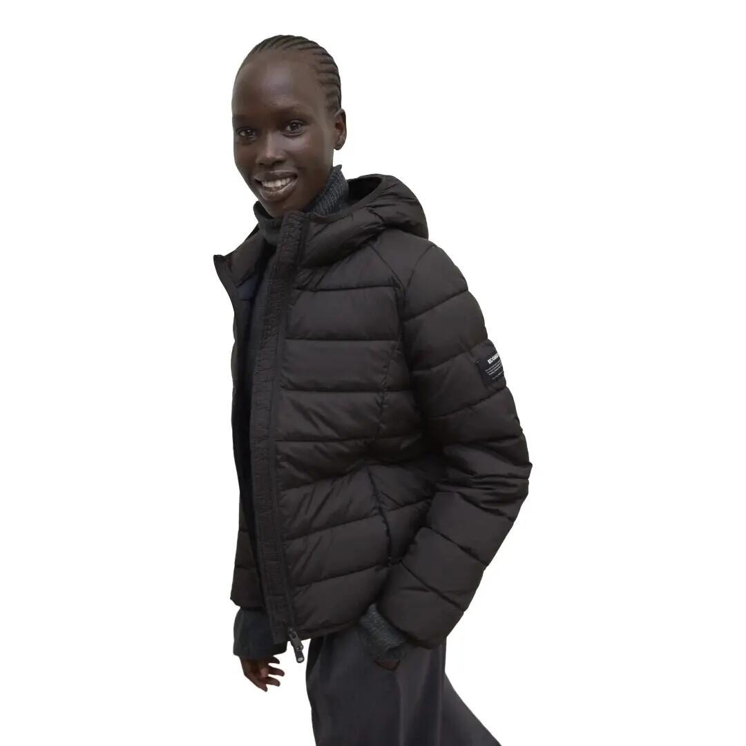 Cazadora Marrón Ecoalf Aspenalf Jacket Dark Brown Repelente Al Agua 2/4
