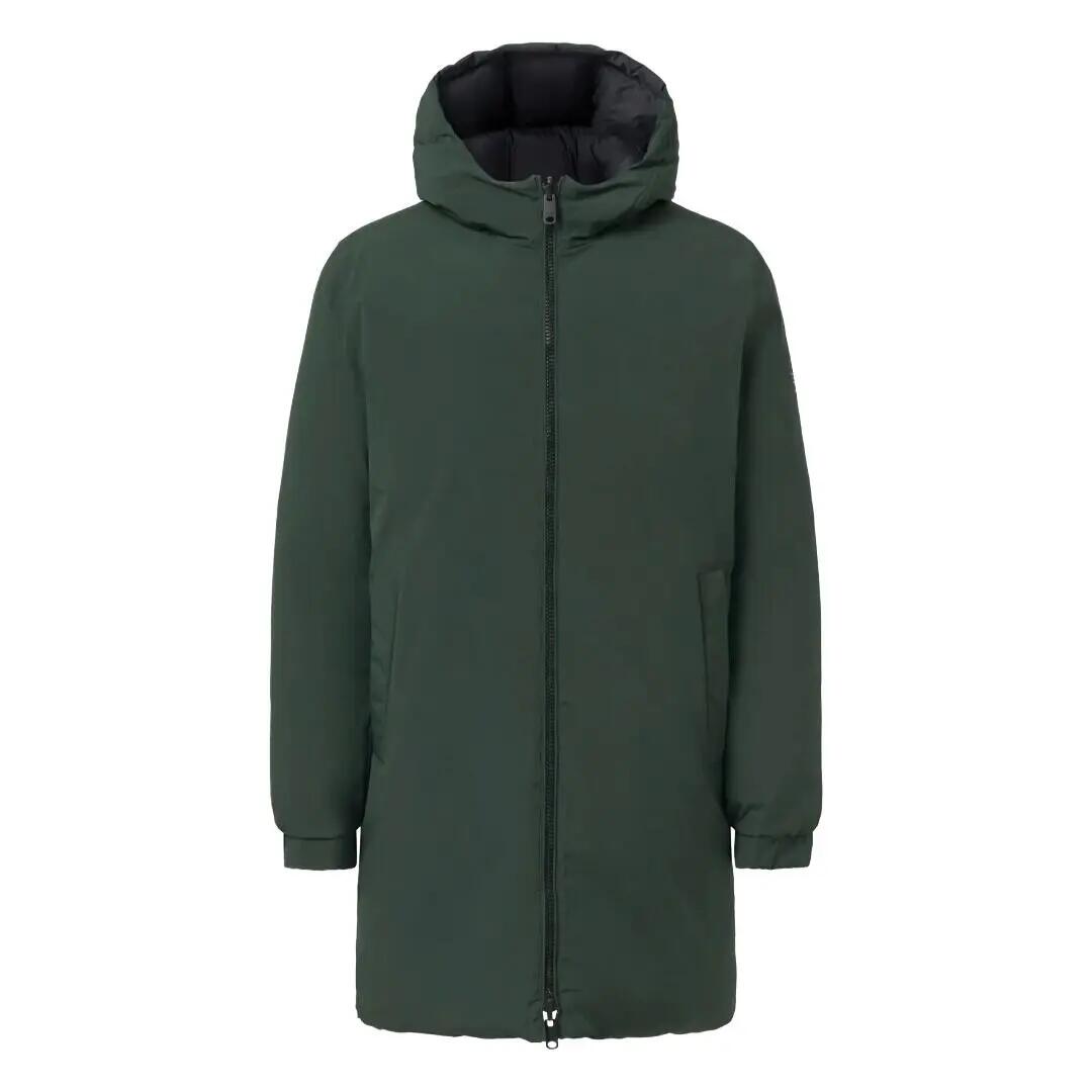 Cazadora Verde y Azul Marino Ecoalf Ponte Cypress Reversible de Corte Regular C 1/5